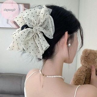 Deyangk Tính Khí Thanh Lịch Nơ Lớn Lấy Kẹp Cho Người Phụ Nữ Đuôi Ngựa Bím Tóc Vuốt Tóc Thời Trang Phụ Kiện Tóc Mũ Đội Đầu VN