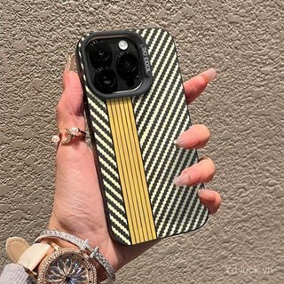 Ốp điện thoại cao cấp đơn giản với sọc chéo, tương thích với iPhone 16 15 Pro 14 13 12 Pro Max 11 Pro Max 16 Pro 15 14 Plus 13 Pro 12 Pro 11 Pro 16 Pro 14 Pro XS 8 Plus 15 Pro Max, chống sốc, chống bụi, hấp thụ sốc
