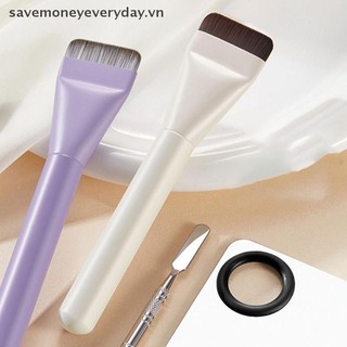 [savemoneyeveryday] Bàn chải trang điểm nền phẳng MỚI Puff Cosmetics Bảng màu Đế bàn chải trang điểm Bộ dụng cụ mỹ phẩm [vn]