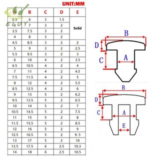 [ELOY] 10 Chiếc Cao Su Silicon Snap-on Lỗ Cắm 2.5-14 Mm Trống Đầu Nắp Niêm Phong Nút Chặn VN
