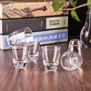 Set 12 Chén Mắt Trâu Thủy Tinh – Ly Uống Rượu Mini Trong Suốt, Sang Trọng