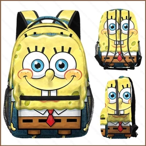 YT2 SpongeBob SquarePants Ba Lô Dành Cho Nữ Nam Sinh Viên Dung Tích Lớn Thoáng Khí In Thời Trang Cá Tính Túi T