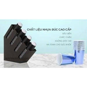 Khay Úp Cốc Nghiêng Nhựa Đen Takeaway – Thao Tác Dễ Dàng, Chuyên Nghiệp