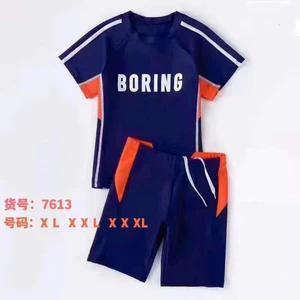Đồ bơi bé trai dáng rời gồm áo cộc tay quần đùi , đồ tắm, đồ đi biển cho bé siêu nhân co dãn mãu mới 4-14 tuổi