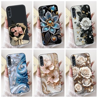 Vỏ Chống Sốc Cho LG Velvet LM-G900N LM-G900EM Ốp Lưng Hoa Hoàng Hôn Sơn Mềm Cho LG Velvet 5G LM-G900N Capa