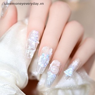[savemoneyeveryday] Nhãn dán nghệ thuật làm móng cây thông Noel Bông tuyết dễ thương Ngôi sao tự dính Nhãn dán nghệ thuật làm móng tay dập nổi 5D [vn]