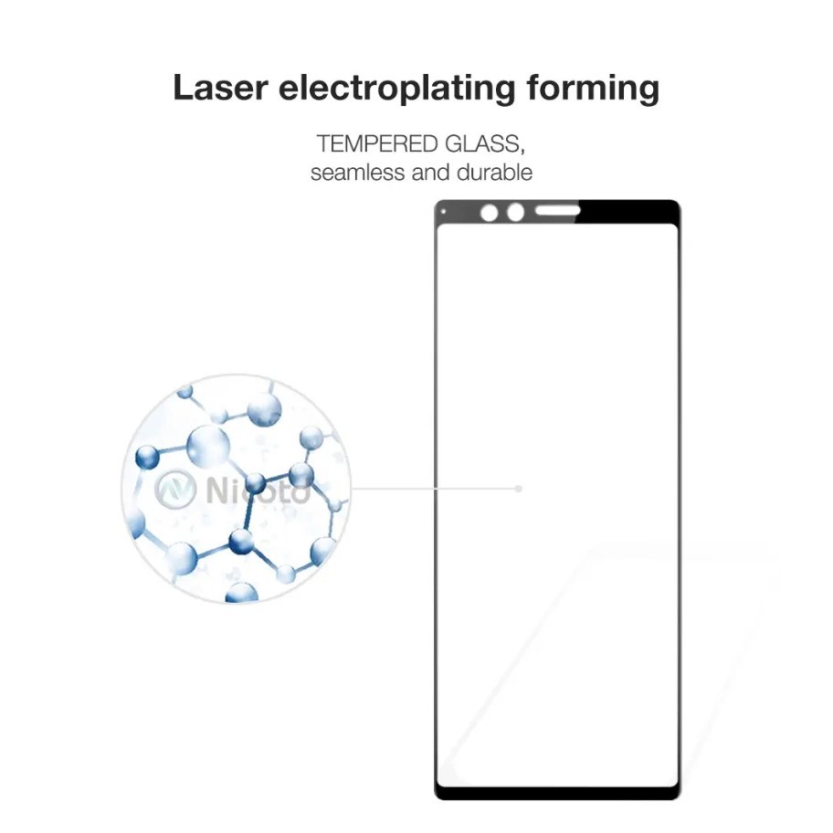 Dành Cho Sony Xperia 8 5 10 V IV III II Vl XA3 Plus Lite 100D HD Đen Edge Kính Cường Lực Phim Cho Sony Xperia 1 VII VI V IV III II Chống Trầy Xước Kính Chống Cháy Nổ Bảo Vệ Màn Hình
