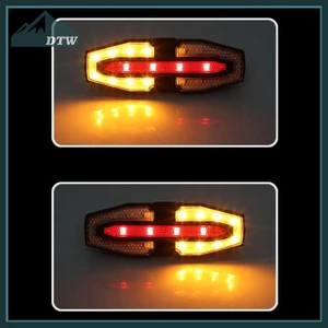 Aavn Xe Đạp Bật Tín Hiệu Đèn Phía Sau USB Sạc Xe Đạp Đường Bộ Đèn LED Chống Nước Không Dây Điều Khiển Từ Xa Đi Xe Đạp Đèn Hậu AFD
