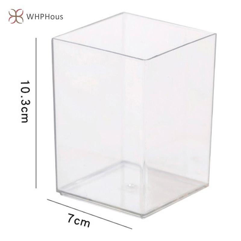 RUA Bút Hộp Đựng Acrylic Chắc Chắn al Máy Tính Để Bàn Cọ Trang Điểm Đựng Bút Chì Hộp Đựng Đồ Gia Đình Bút Tổ Chức Nồi Mới