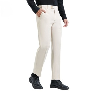 Quần âu nam, quần tây nam sidetab ống xuông dáng baggy có đai chỉnh eo phong cách công sở 6514