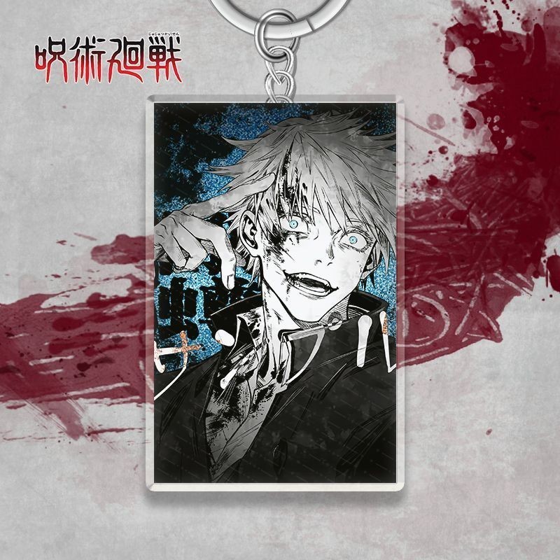 Anime Jujutsu Kaisen Gojo Satoru Phụ Kiện Ba Lô Cosplay Mặt Dây Chuyền Móc Khóa Trang Trí Bộ Sưu Tập Mô Hình nlp