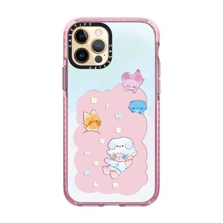 Pink Cute Lamb Protect Soft Phone cho iPhone 17 Pro Max 16 Plus 15 14 13 12 11 Pro Max XR IX Ốp lưng bọc hoàn toàn Vỏ phía sau chống sốc