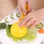 Ở Lại Nửa Vòng Tròn Cơm Khuôn Cho Gia Đình Nấu Nhựa Bán Cầu Muỗng Cơm Khuôn