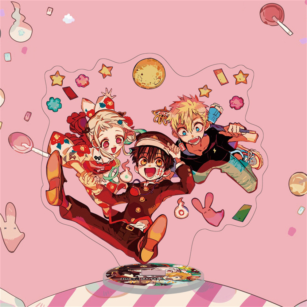 Móc Khoá, Mô Hình Standee Anime Toilet-bound Hanako-kun Trang Trí Bàn Học