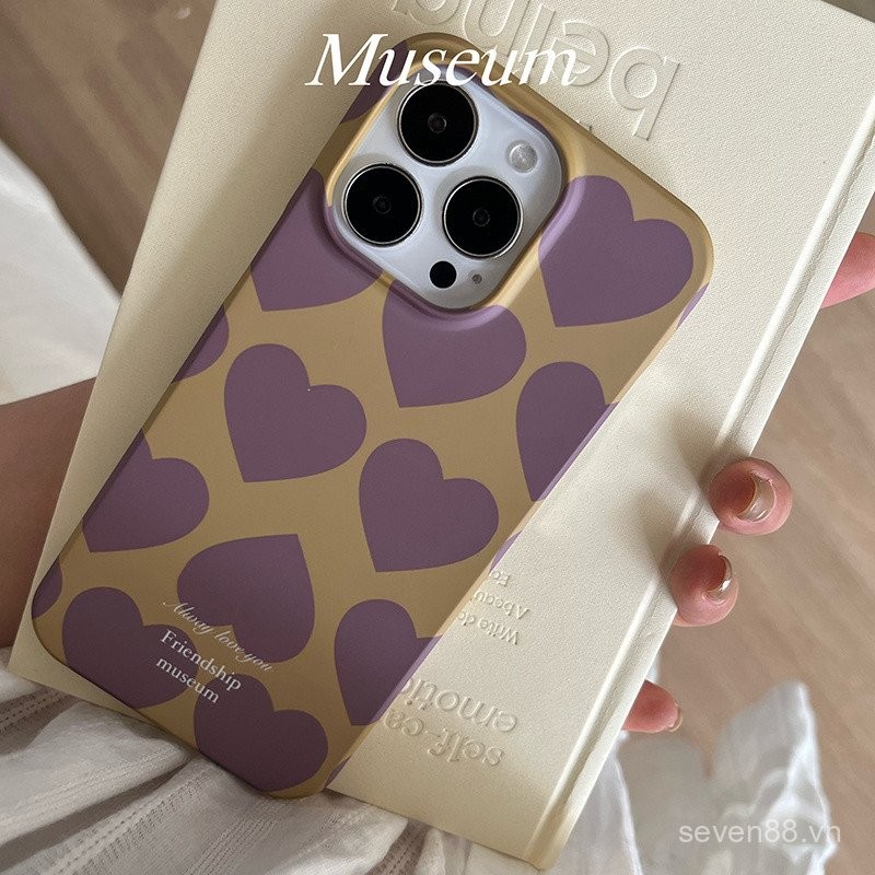 Ốp điện thoại dùng cho iPhone tình yêu 16/15promax/14 mẫu mới 13/12/11PRO thích hợp xsmax/xr sáng tạo 7/8Plus chống rơi lỗ lớn bao toàn bộ FXKP