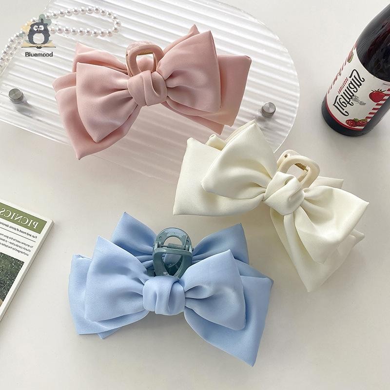 [Bluemood] Kẹp tóc hai mặt rộng rãi thanh lịch Hàn Quốc Kẹp tóc Acrylic Kẹp tóc Barrette Cua Kẹp tóc cho nữ Cô gái Mũ nón đơn giản Phụ kiện tóc Mới
