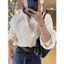 Áo len thu đông cách điệu thiết kế phối sơ mi trẻ trung năng động hottend dành cho nữ XIMIMI SP248