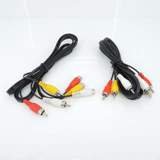1m video Âm Thanh 2 3 Cáp RCA Nam Đến 2 3 RCA Nam Nữ Jack Cắm Stereo Sang 2RCA 3RCA Ổ Cắm AV Adapter Dây Kết Nối Media F @ VN