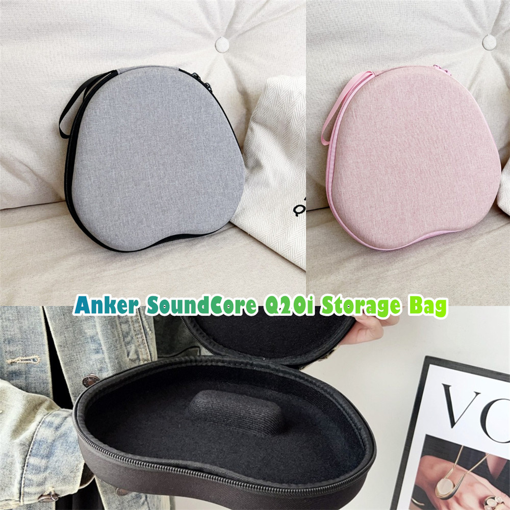 [Ngôi sao tương lai] Dành cho hộp đựng tai nghe Anker SoundCore Q20i Tai nghe màu hồng sáng tạo Túi đựng tai nghe Hộp đựng tai nghe EVA