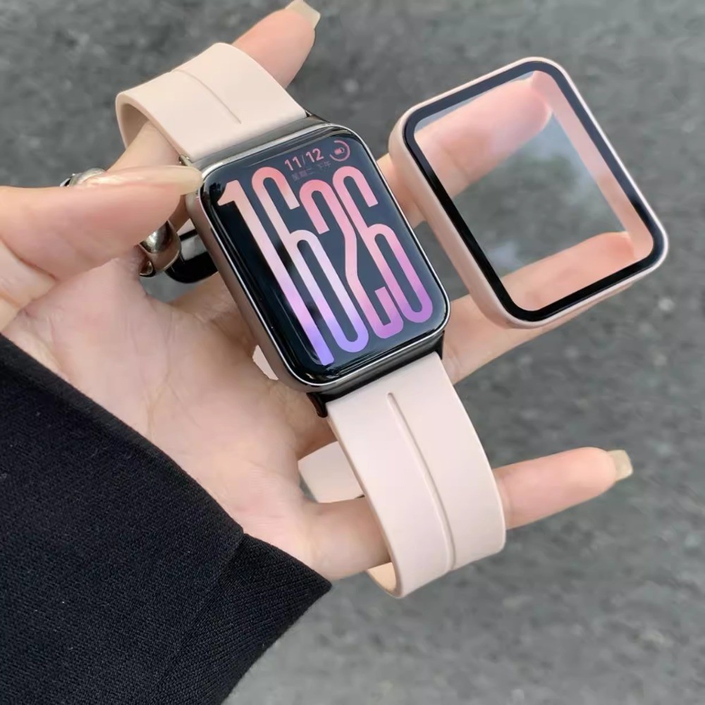 Ốp PC Cứng Kính Cho Xiaomi Mi Band 9 Pro Smart Watchband Bảo Vệ Màn Hình Ốp Lưng Và Cho Xiaomi Mi Band 8pro Cover