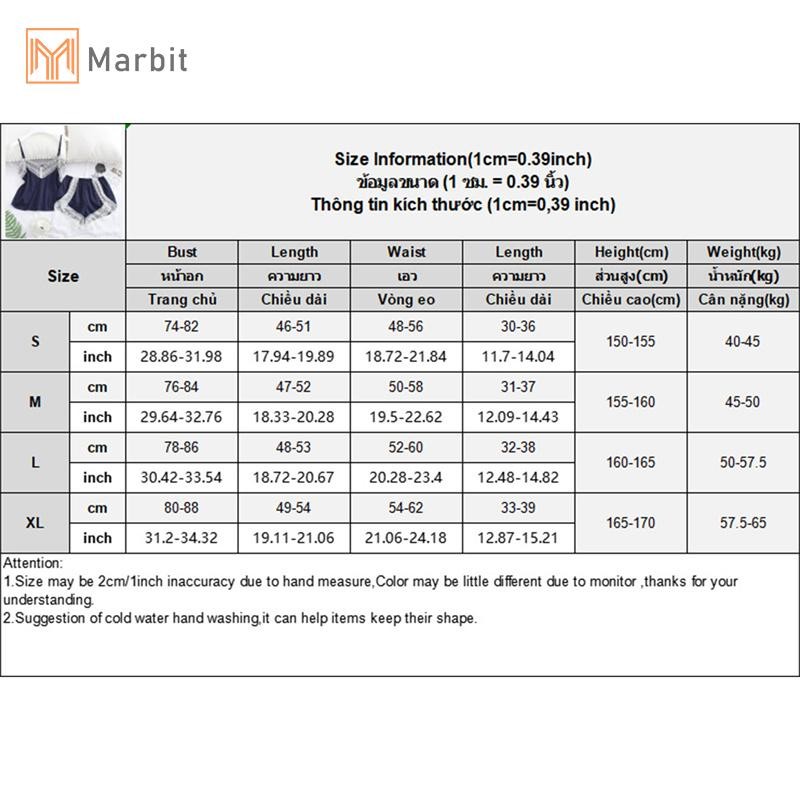 Marbit Gợi Cảm Ren Nối Suspender Quần Short Rời Hai Mảnh Pyjama Bộ Dành Cho Nữ Mới