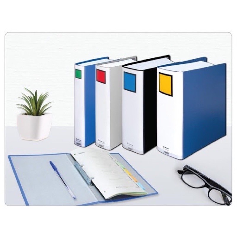 File bìa còng ống King Jim 1478GSV A4 nhiều cỡ. -