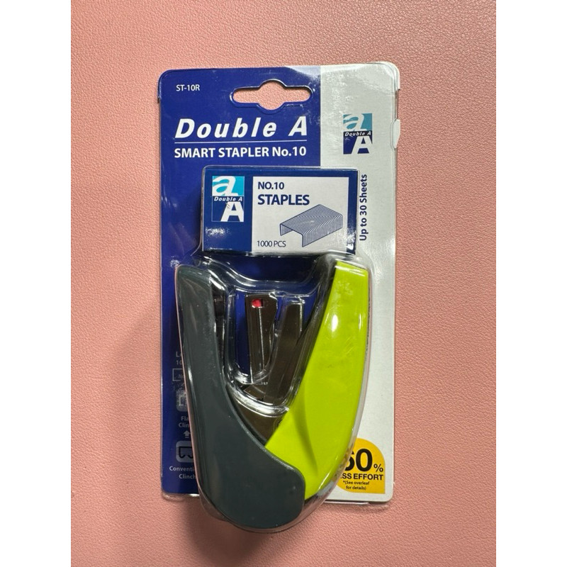 [ HÌNH THỰC TẾ] Bấm ghim dập kim số 10 trợ lực Double A ST-10R. -
