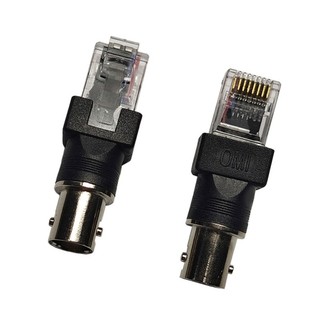 Bộ chuyển đổi cáp đồng trục nam EZ BNC sang RJ45 để kiểm tra truyền tín hiệu