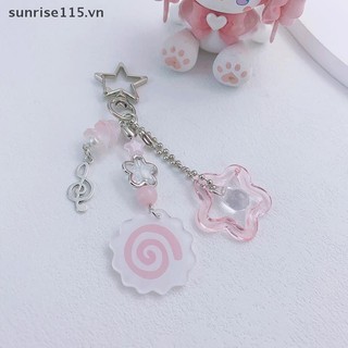 Ssvn Y2K Dễ Thương Mực Màu Hồng Cuộn Móc Khóa Sáng Tạo Bánh Cá Móc Khóa Trang Trí Đáng Yêu Móc Khóa Ba Lô Mặt Dây Chuyền Cho Bé Gái Quà Tặng.