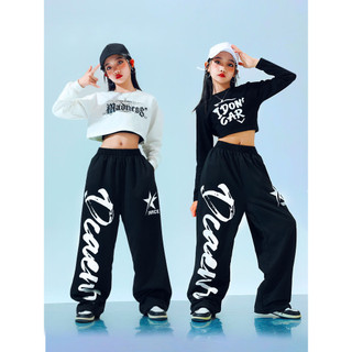 3-14 Tuổi Đồ đồ nhảy hiện đại đồ nhảy cho bé gái  Hip-Hop Tay Ngắn Phù Hợp Với Hip-Hop Trang Phục Khiêu Vũ Bé Gái  Jazz Dance Rời Phù Hợp Với