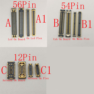 1-5 Chiếc Ăng Ten WiFi Màn Hình Lcd Sạc Usb FPC Đầu Nối Cắm Cho Samsung Galaxy S20 Plus Note 20 Ultra Note20 G981 G980 G986 G988F 12 54 56 Pin Sạc Màn Hình Flex Cổng Ban