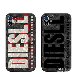ibumpers Ốp Điện Thoại iPhone Cool Simple DIESLL Pattern Cho IPhone 16 15 14 12 13 11 Pro Max IP 7 8 Plus X XS XR Ốp Lưng Silicon Mềm Chống Sốc