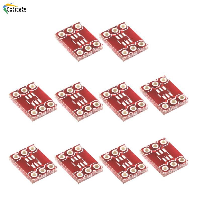 MagiDeal 10er-Pack SOT23-auf-DIP-Adapterplatine – 6-Pin-Experimentierboard Für SMD-ICs