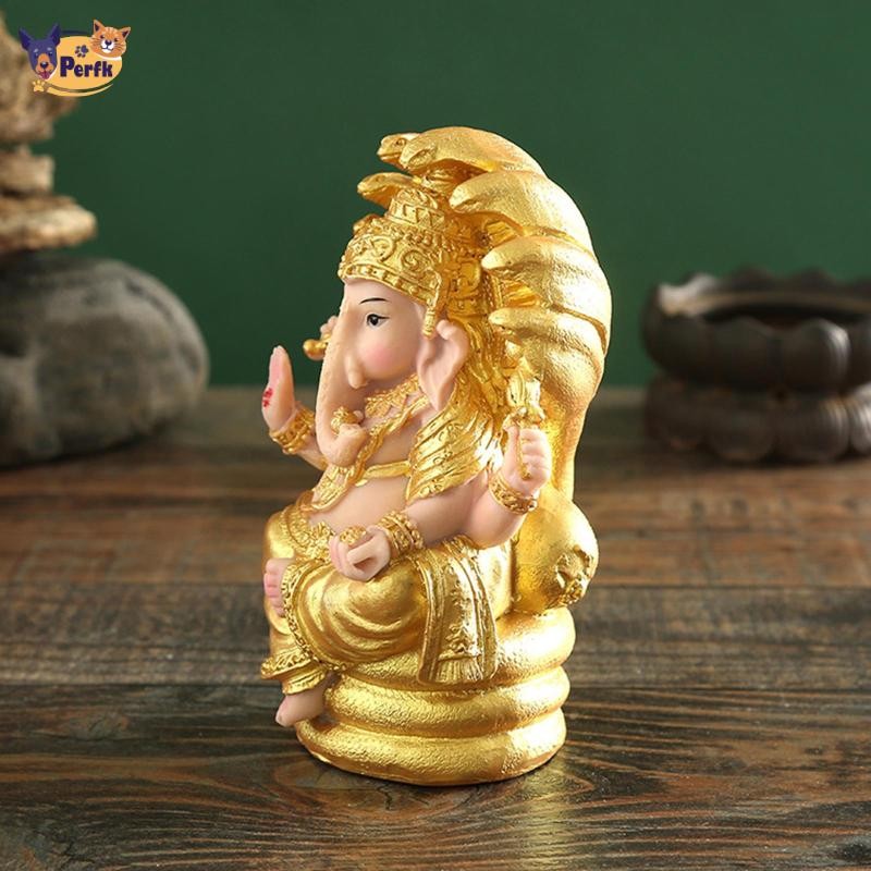 Nhựa Ganesha Tượng Ấn Độ Voi Thần Thành Công Tượng Phật Nhà Mandir Diwali Trang Trí Quà Tặng