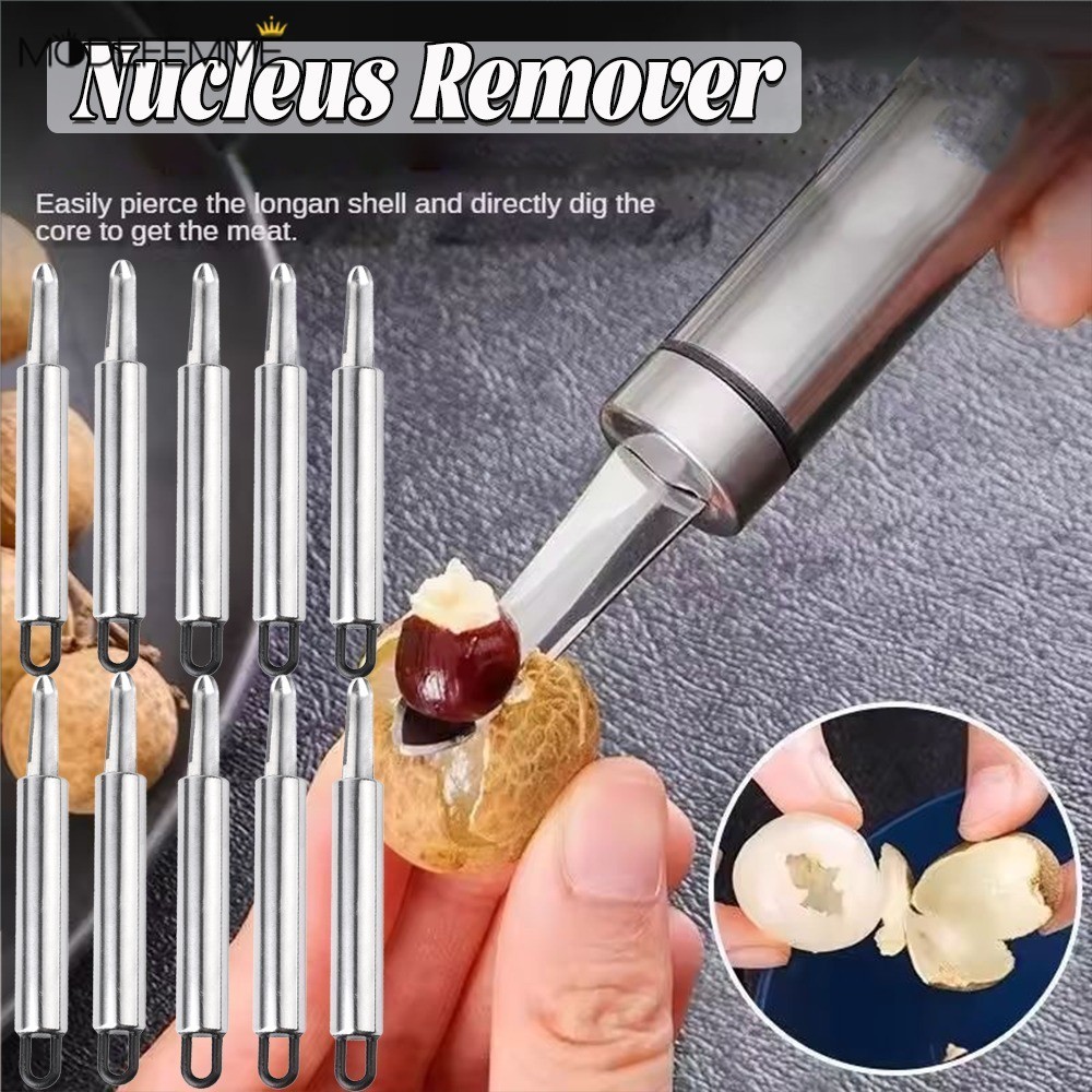 [Trang chủ] Dụng cụ loại bỏ Corer trái cây chuyên nghiệp - Dụng cụ 15cm bằng thép không gỉ hạng nặng có vòi hút, lý tưởng cho xoài / bơ / trái cây đá sử dụng trong nhà bếp
