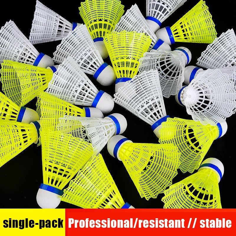 TMOY 1 CÁI Cầu Lông Nhựa Cầu Lông Vàng Trắng Học Sinh Nylon Cầu Lông TCM