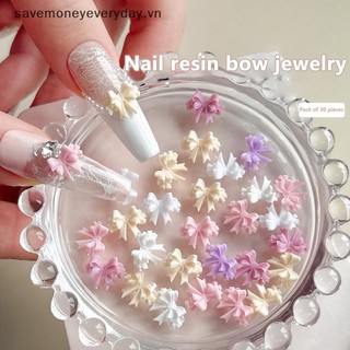 [savemoneyeveryday] 30 Chiếc Ruy Băng Nơ Móng Tay Quyến Rũ Phần Móng Tay Nghệ Thuật Dây Buộc Phụ Kiện Trang Trí Đồ Dùng Thiết Kế Làm Móng Tay [vn]