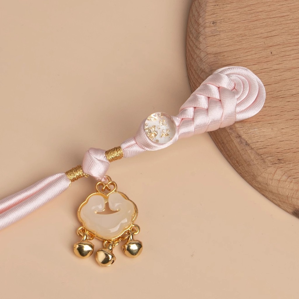 Di sản sườn xám khóa cuộn dây đan tay pipa đuôi dài khóa vải trang phục nhà Đường Hán phục phong cách dân tộc LS305