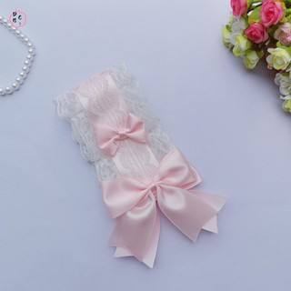 Mũ đội đầu nơ nữ có ren trang trí mũ đội đầu đám cưới