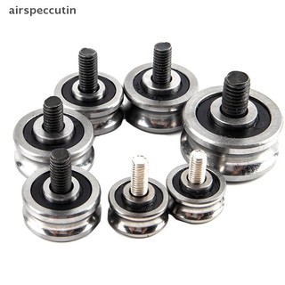 Airpeccutin SG15 SG20 SG25 SG66 + M5 M6 M8 Vòng bi ròng rọc thép vít Hướng dẫn theo dõi Con lăn EN