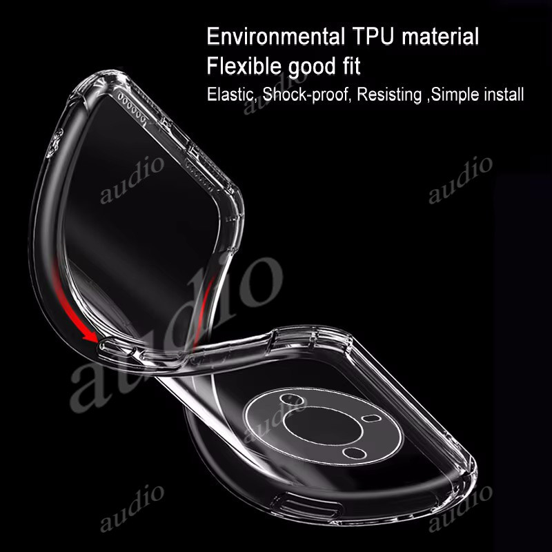 Honor X9C Smart 5G Vỏ TPU Mềm Chống Sốc Bốn Góc Chống Rơi Cho Honor X9C Smart 5G 2024 Silicon Mềm Bảo Vệ Trong Suốt Ốp lưng Cho HonorX9c Smart 5G Coque