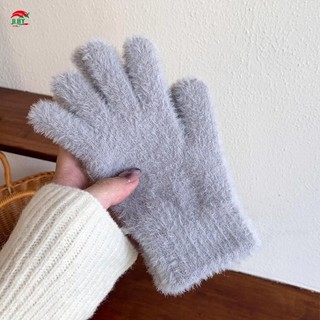 Găng tay sang trọng mùa đông phổ thông Găng tay tuyết giữ nhiệt dày