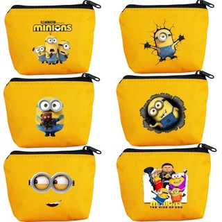 Ví Minion Dây Kéo Đồng Xu Không Ví Thẻ Ngân Hàng Túi Bảo Quản Thời Trang Trẻ Em Quà Tặng Sinh Nhật