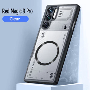 Ốp Điện Thoại Cho ZTE Nubia Red Magic 10 10s 9 9s 8 8s Pro Plus Pro + Vỏ Điện Thoại Chống Sốc Trong Suốt Khung Mềm Từ Tính