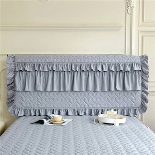 Thân Thiện Với Da Chải Dày Đầu Giường Bao Gồm Tất Cả Màu Trơn Quilted Ren Da Đầu Giường Chống Bụi