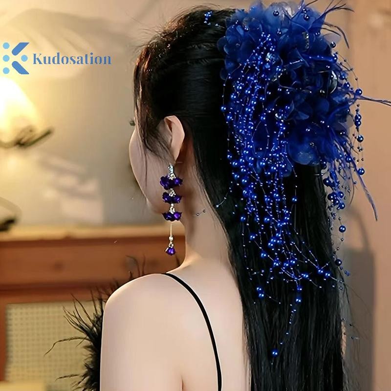 Kudosation Tính Khí Thanh Lịch sel Dành Cho Nữ Cô Gái Phóng Đại Kẹp Lớn Thời Trang Phụ Kiện Tóc Quà Tặng