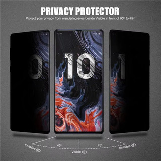 Kính cường lực cong toàn bộ chống gián điệp UV lỏng cho Huawei Pura 70 Mate 70 Nova 13 12 11 10 9 8 Honor 300 Ultra 200 100 90 Magic 7 6 5 Pro X9c X9b X9a 5G Bảo vệ màn hình riêng tư riêng tư