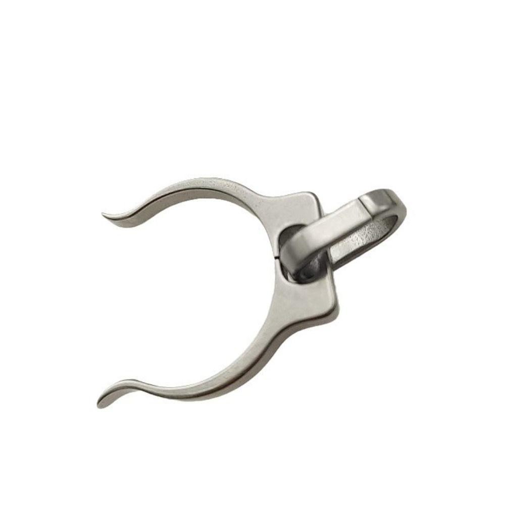 Móc chai thể thao với khóa hợp kim titan bền chắc, màu xám - Dụng cụ lý tưởng cho hoạt động ngoại trời