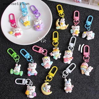 Ssvn Động Vật Dễ Thương Móc Khóa Gấu Đáng Yêu Móc Khóa Cho Nữ Túi Bé Gái Trang Trí Tai Nghe Ch Mặt Dây Chuyền Đôi Quà Tặng.