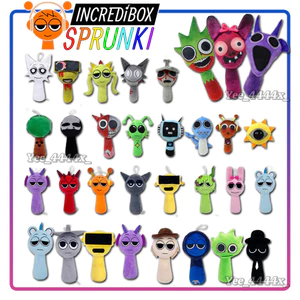 Sprunki Búp bê sang trọng Sprunki Incredibox Xám Wenda Oren Búp bê sang trọng Mr Vui nhộn Máy tính / Fun Bot Búp bê sang trọng sonlekvn